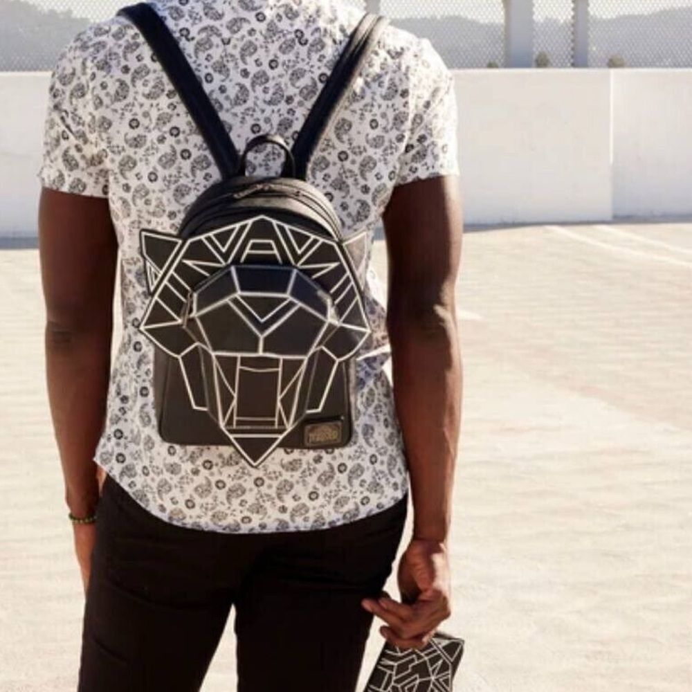 Loungefly Marvel Black Panther Wakanda Forever Figural Mini Backpack New